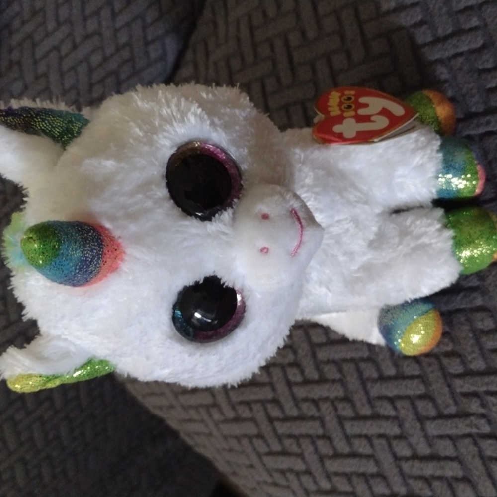 Unicorn beanie baby